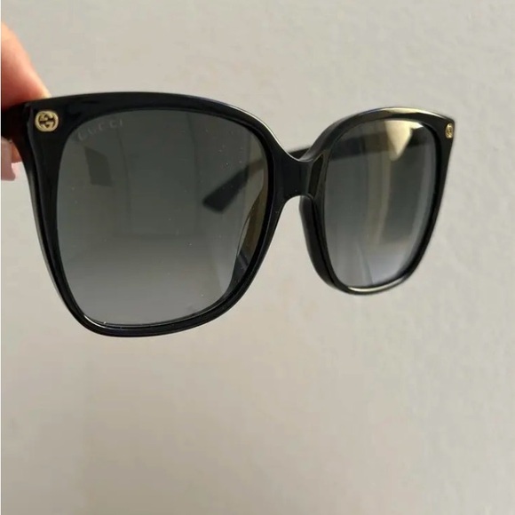 Gucci Accessories - Gucci Women's Black Sunglasses with Gold Accents